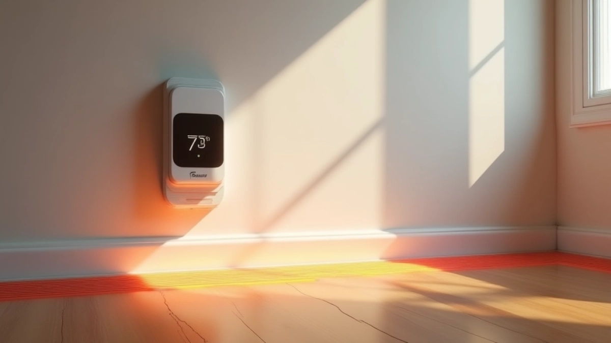 Bezprzewodowe sterowanie ogrzewaniem podłogowym