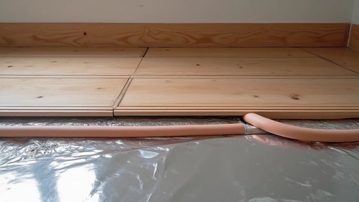 Czy dawać folię pod panele przy ogrzewaniu podłogowym