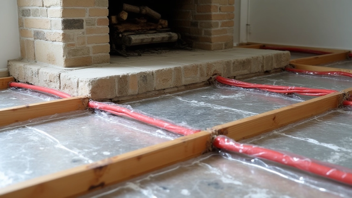 Czy kominek może stać na ogrzewaniu podłogowym