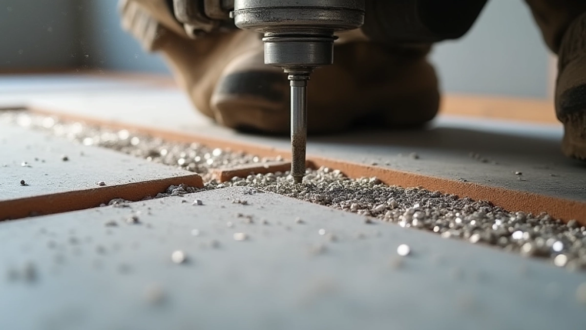 Frezowanie pod ogrzewanie podłogowe