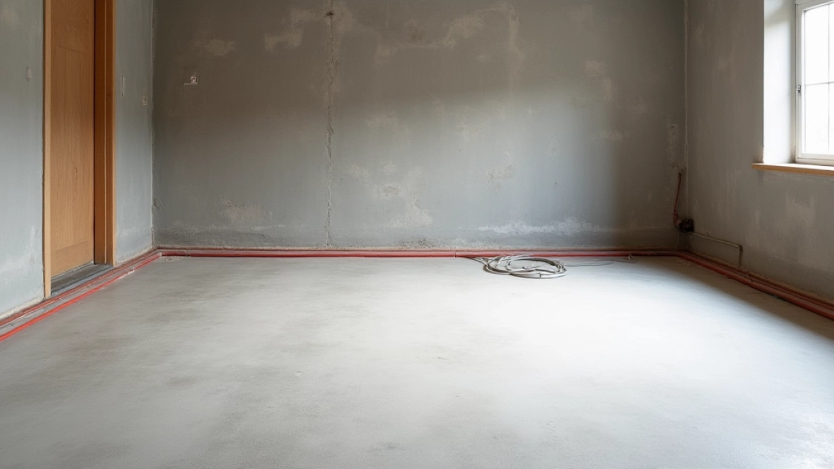 Grubość wylewki w garażu z ogrzewaniem podłogowym