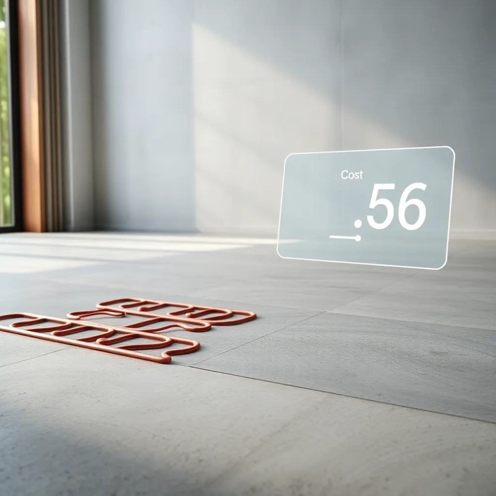 Koszt ogrzewania podłogowego 50m2