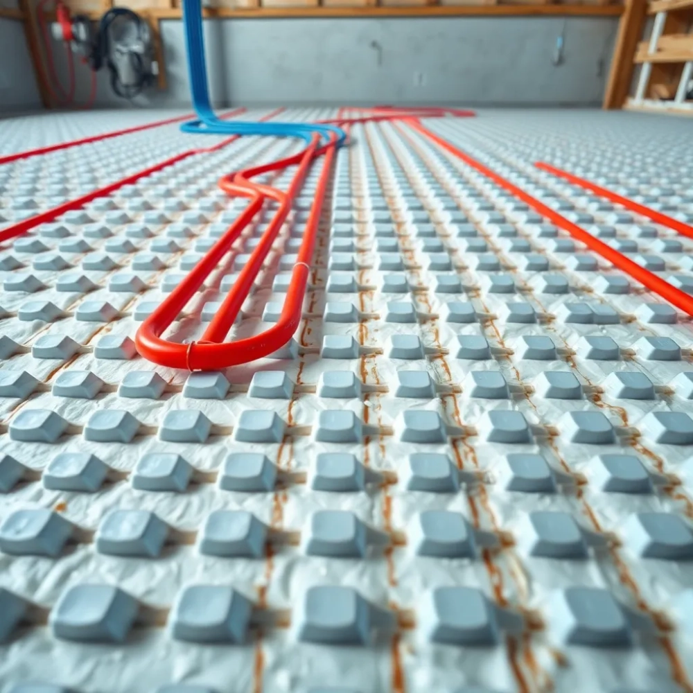Montaż ogrzewania podłogowego wodnego