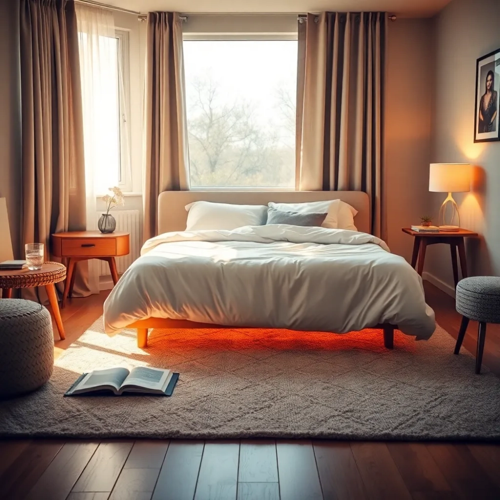 Ogrzewanie podłogowe w sypialni niezdrowe