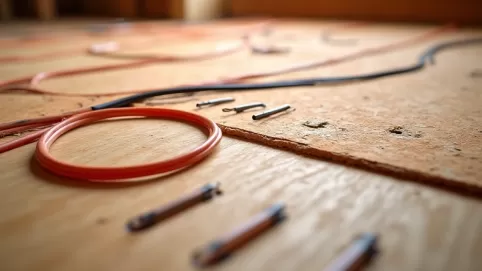 Elektryczne ogrzewanie podłogowe na płycie OSB