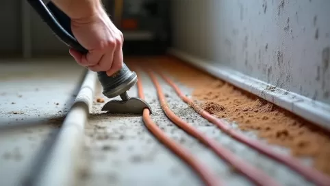 frezowane ogrzewanie podłogowe