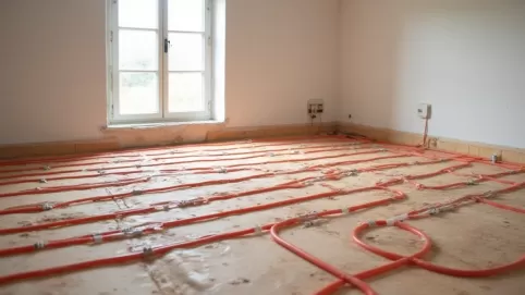 instalacja ogrzewania podłogowego