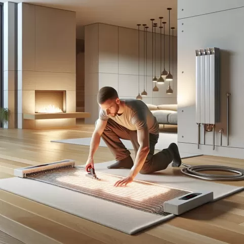 jak ustawić ogrzewanie podłogowe