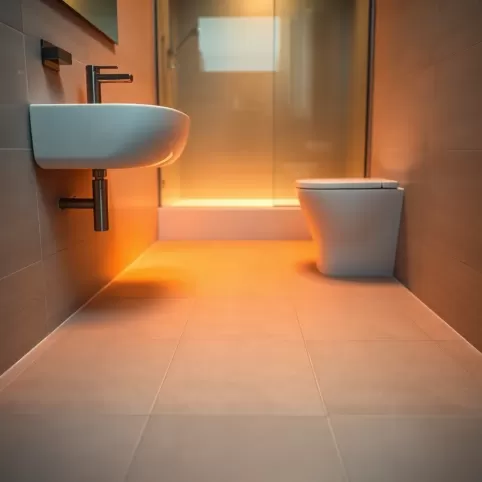 Ogrzewanie podłogowe w małej łazience