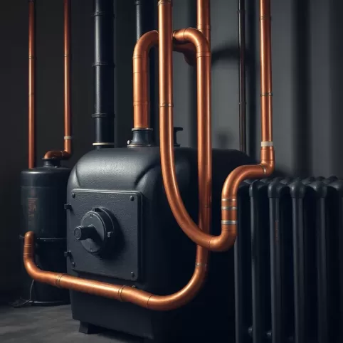 system grawitacyjny centralnego ogrzewania